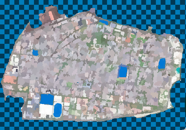 Vectorised satellite view of Malé showing dense built environment with minimal green cover